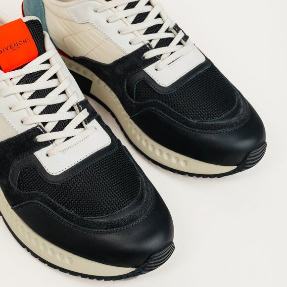 Givenchy Active Runner Grey & Blue Nylon Sneakers - Picture 6 of 10